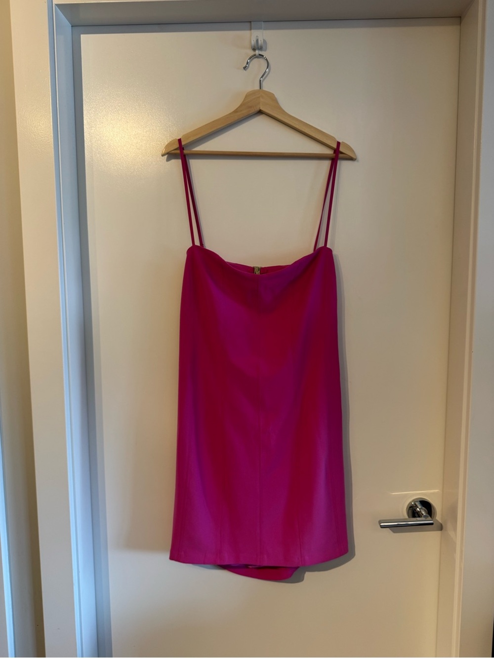 Abercrombie Women's Corset Clasp-Back Hot Pink Mini Slip Dress